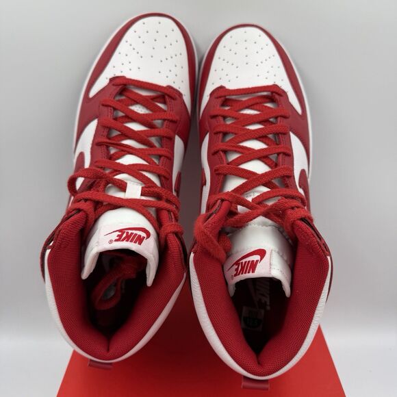 Nike Dunk High Retro SE St John\'s White Red Sneakers HF3143-101 Men\'s Size 11 main image 9